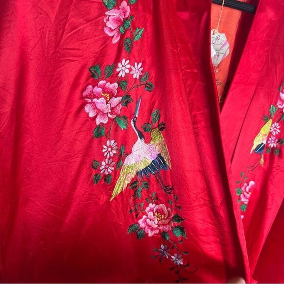 Yijin silk beautiful embroidery all over 4O’s oriental Chinese gorgeous unique - Picture 2 of 16